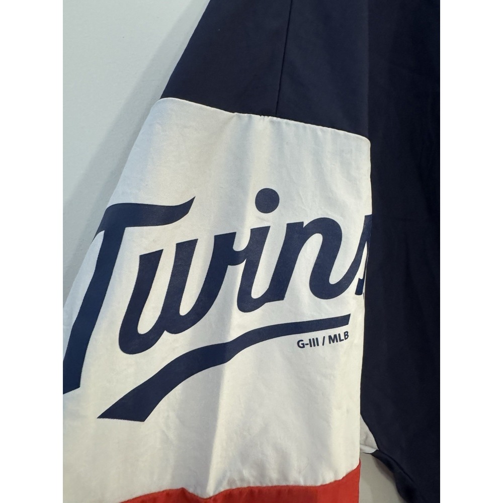 New Minnesota Twins Retro Starter Full Zip Light Jacket Medium MLB Hoodie - Picture 2 of 7